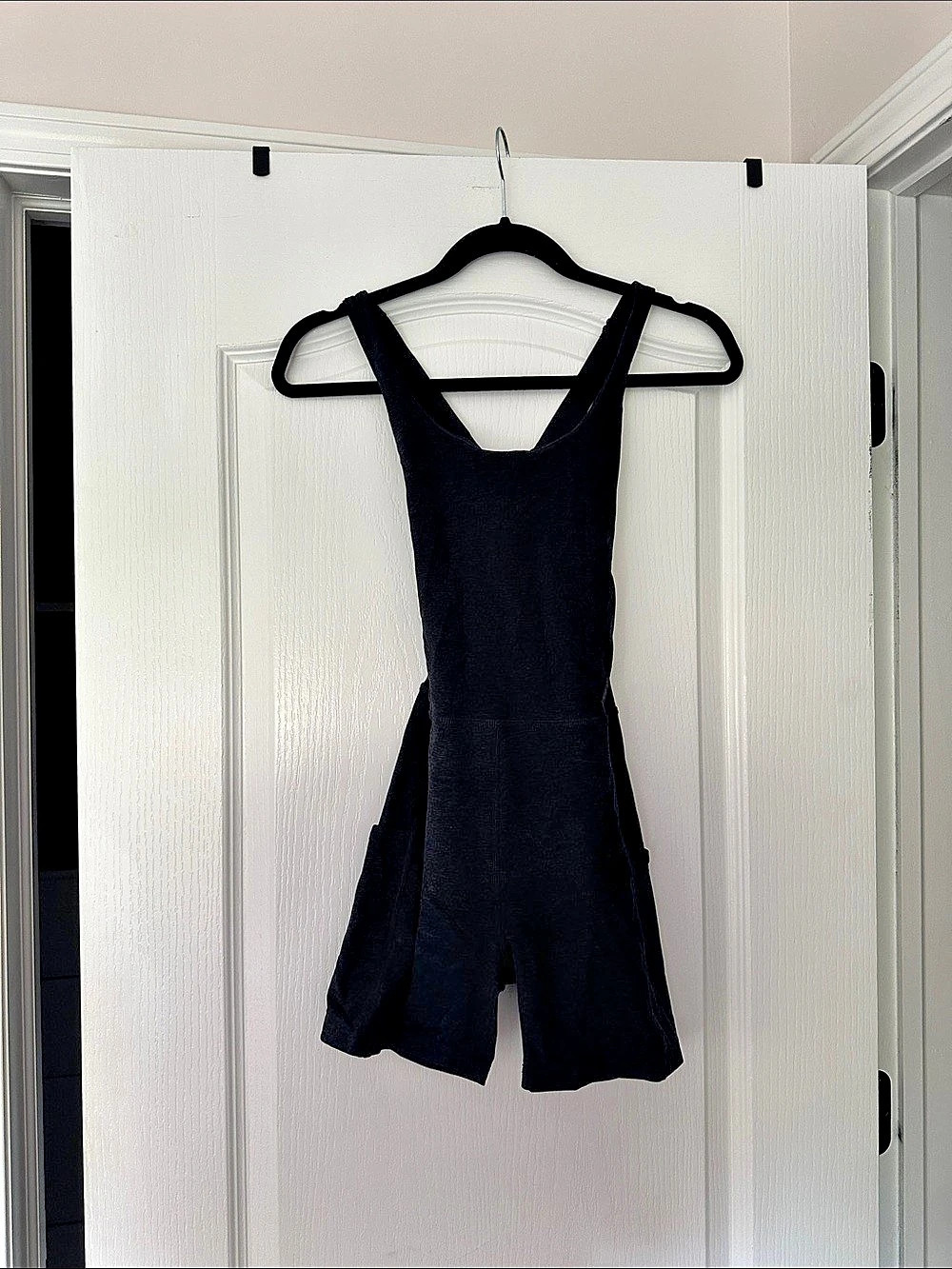 Beyond Yoga Spacedye Keep Pace Biker Jumpsuit Black Small